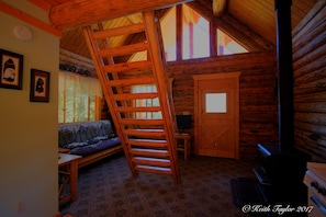 View from kitchen area towards front of The Eagle's Nest