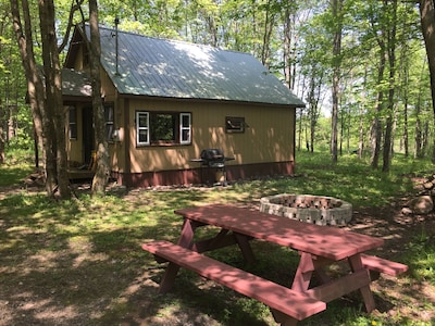 Cozy Cabin - North Osceola, NY, Camping, Relaxing, Hunting, Fishing, Woods