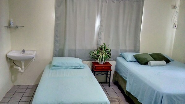 Two double beds