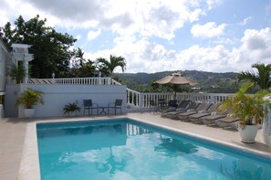 Tangerine Villa pool with terraces 