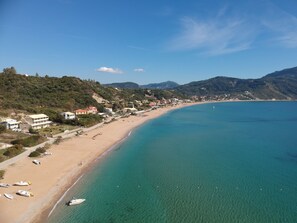 Glorious Agios Georgios Bay...it’s never crowded.