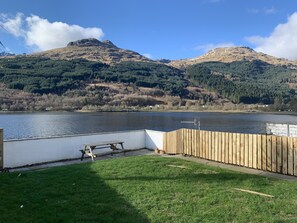 View of Arrochar Alps from your private and secure garden 