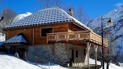 Chalet Augustin 4 estrellas Vaujany Alpe d'Huez gran zona de esquí