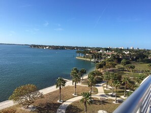 Looking at Bird Key from the Sarasota Bridge