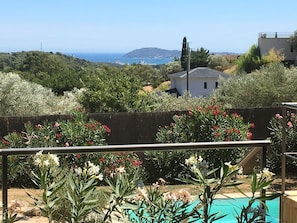 sur notre terrasse
