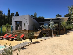 vue de la villa