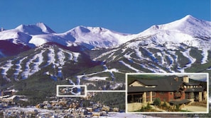 location of resort to mountain ski areas