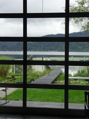 Roll up the garage door to enjoy the fresh air