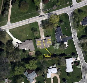 Here is a bird's eye view of the property and how it's set up. 