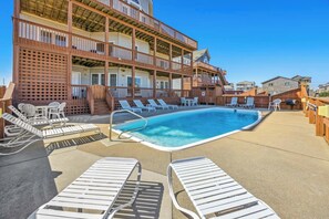 Surf or Sound Realty - 253 - Captain Beck's - Pool Area -2