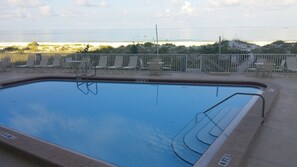 Beach side pool