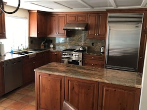 Another view of the kitchen.