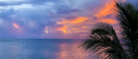 Sunset from patio