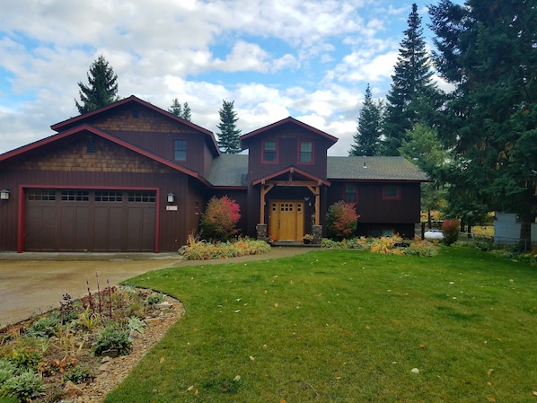 Front view of the house