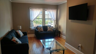 1200 SqFt Condo Above Abolitionist Ale Works Charles Town w/ Laundry & Deck #201