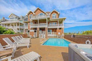 Surf or Sound Realty - 682 - Hatteras HId Away - Pool Area -5