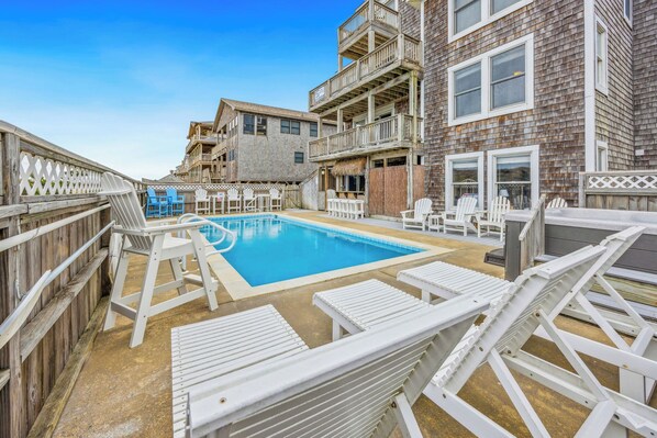 Surf or Sound Realty - 594 - Hatteras Escape - Pool Area -4