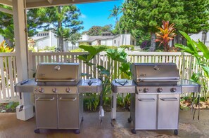 BBQ Grills Througout the property