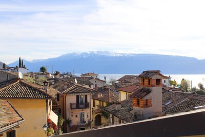 Luxury penthouse and design with stunning views of Lake Garda