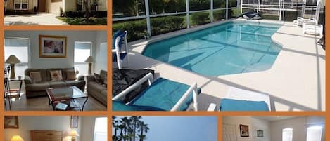 Hampton Lakes Villa 15 minutes from Disney, private pool & games room.