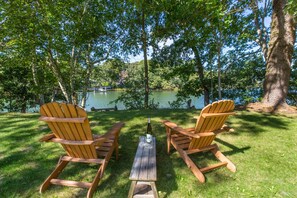 Relax under the shade of perimeter trees.