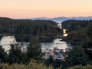 Sunset view from porch