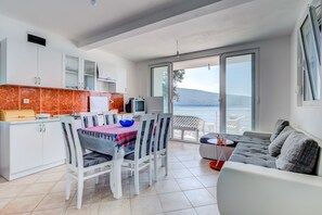 Interior Kitchen, Dining Area and Sitting Space