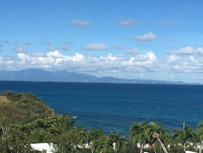 Vista a la playa o el mar