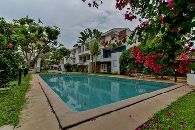 Peace & Luxury 3 Bhk Villa with Pool near Candolim Beach