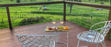 Farm view from the back deck