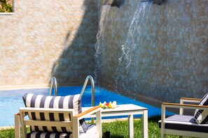 Lovely sitting area in the outdoor.