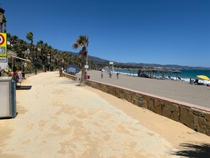 Beach next to the Villa