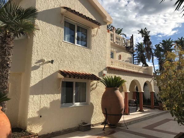 Front of the Villa