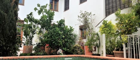 Casa desde la piscina