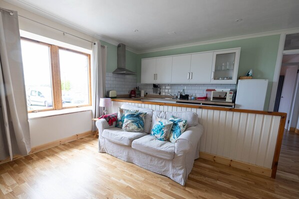 Large open plan living / dining / kitchen area.
