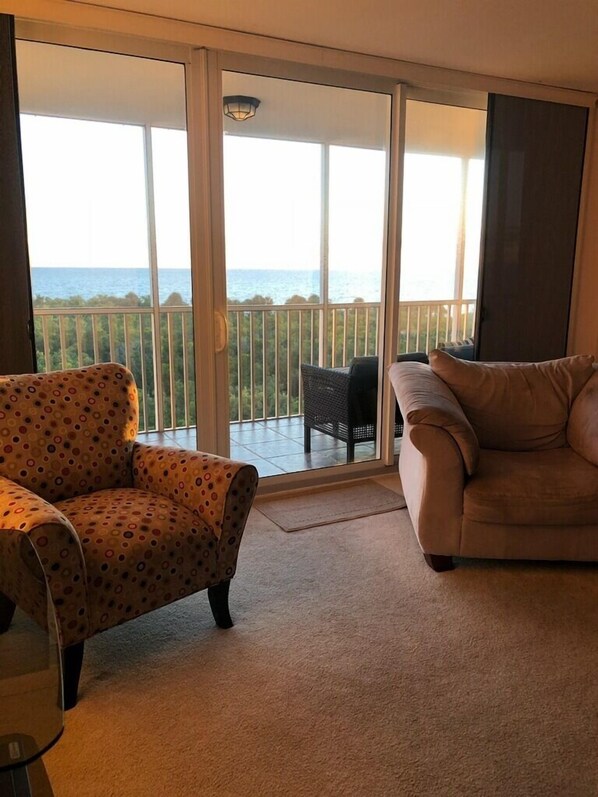 Living Room View of Gulf of Mexico