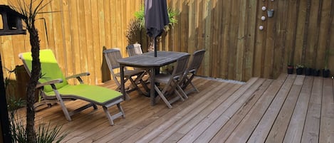 Terrasse bois  privative 