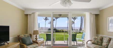 Living Area overlooking the Blue Wave Award-Winning Deerfield Beach