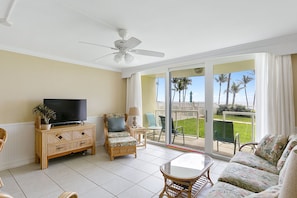 Living Area overlooking the Blue Wave Award-Winning Deerfield Beach