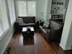 Living room, love seat side.