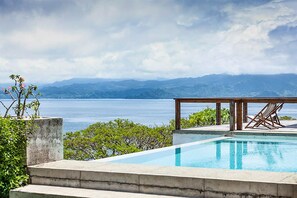 Spectacular 270 degree views overlooking Savusavu Bay.