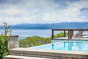 Spectacular 270 degree views overlooking Savusavu Bay.