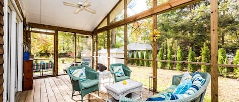 Spacious Screened-In Porch