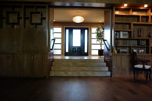 Looking at front entry from the inside into the Entry Foyer