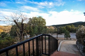 flagstone path and stairs to master entrance