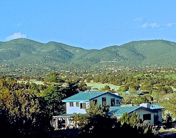 House in mountain setting