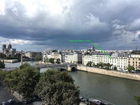 Vue depuis l’hébergement