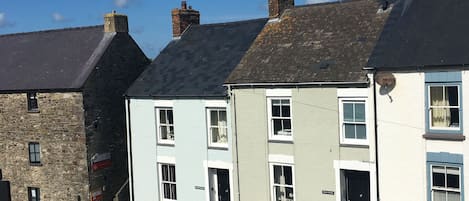 Cathedral Cottage set right in the heart of St.Davids - the sage green cottage