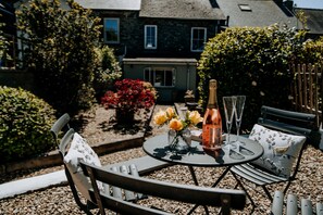 Relax in the sunny Garden at Cathedral Cottage and listen to the Cathedral Bells