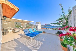 Large roof terrace (sunbathing area)